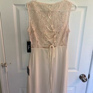 Falling in Love Sleeveless Lace Maxi Dress